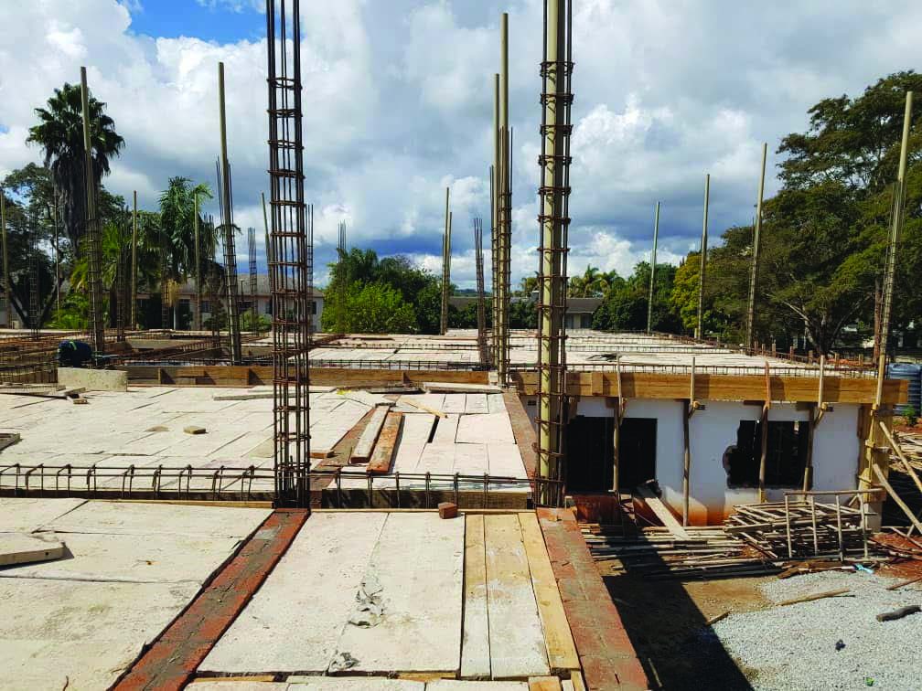 Avondale office block under construction, Harare